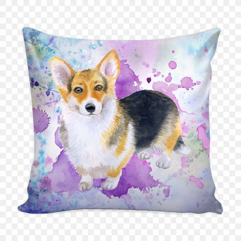 Pembroke Welsh Corgi Throw Pillows Dog Breed, PNG, 1024x1024px, Pembroke Welsh Corgi, Curtain, Cushion, Dog, Dog Breed Download Free