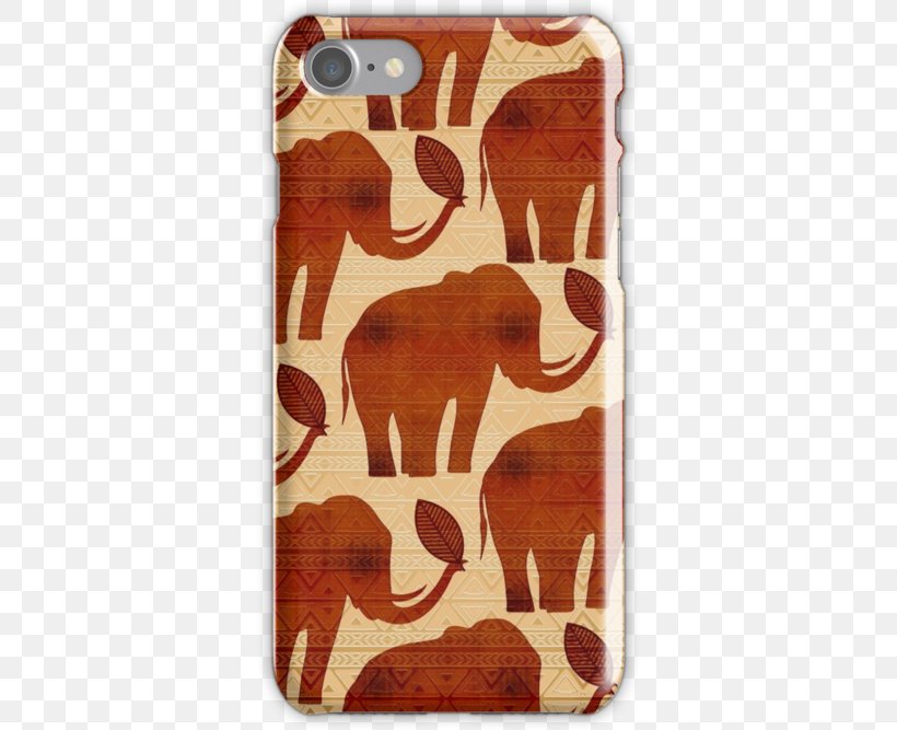 Samsung Galaxy S5 IPhone 7 Mobile Phone Accessories Art Wood Stain, PNG, 500x667px, Samsung Galaxy S5, Art, Brown, Elephant, Iphone Download Free