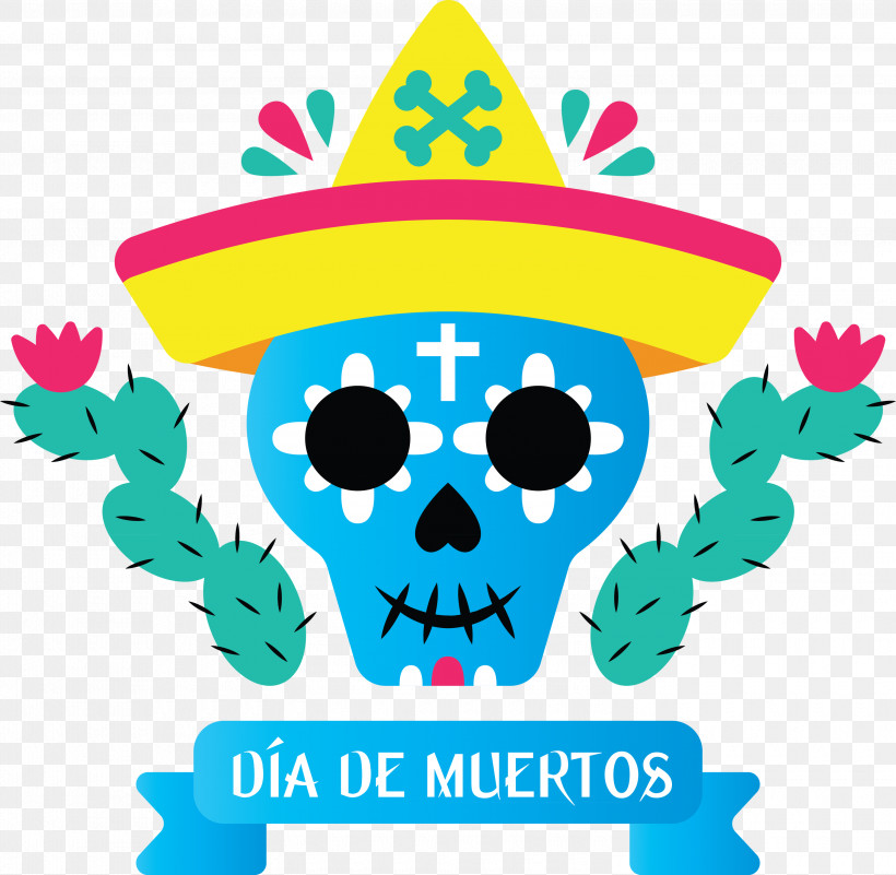 Day Of The Dead Día De Muertos, PNG, 3000x2931px, Day Of The Dead, Birthday, Cartoon, Costume, D%c3%ada De Muertos Download Free