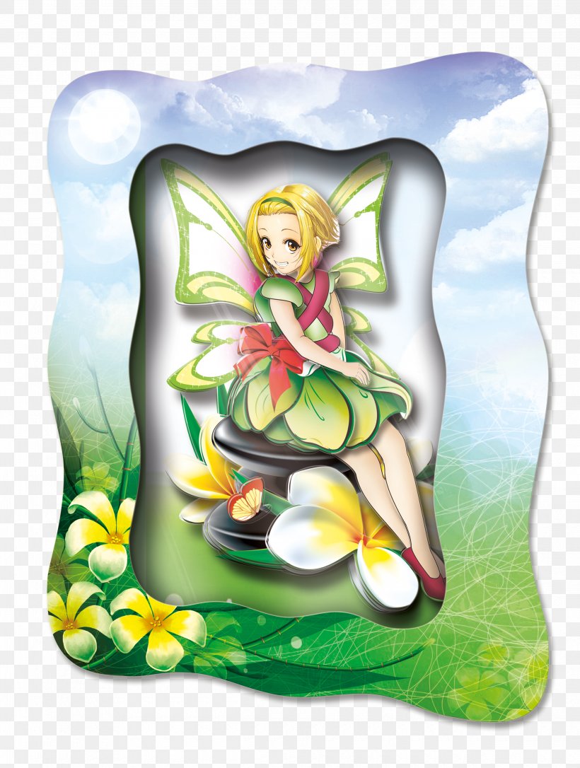 Fairy Cartoon Self-help, PNG, 2480x3287px, Fairy, Art, Cartoon, Fictional Character, Flower Download Free