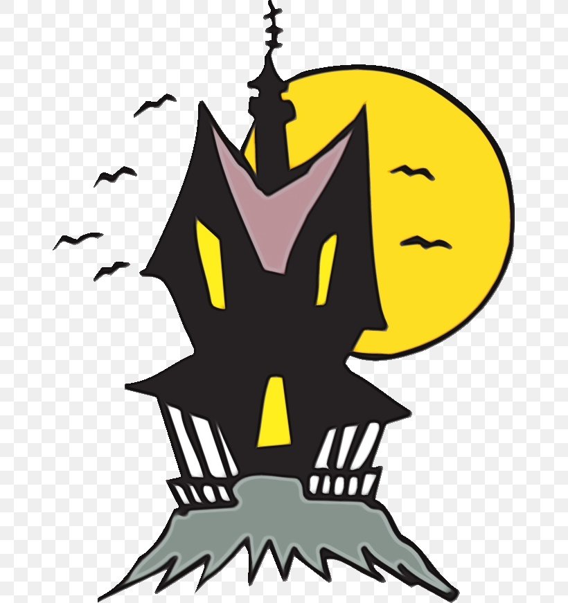 Haunted House Cartoon, PNG, 667x871px, Haunted House, Cartoon, Emblem, Ghost, Haunted Attraction Download Free
