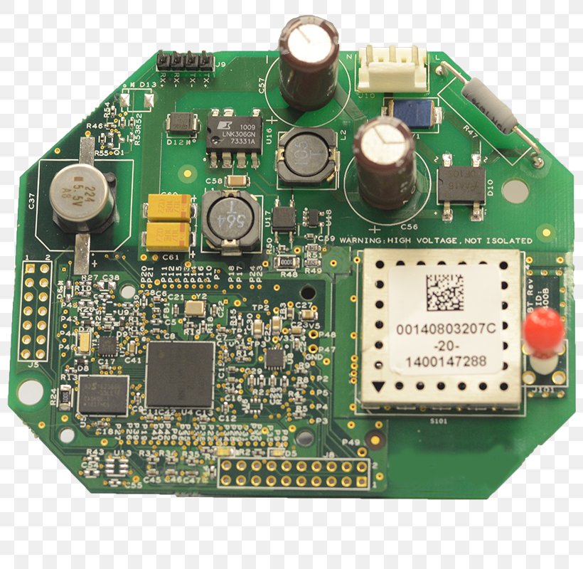 Microcontroller Printed Circuit Board Electronic Component Electronic Engineering Electronics, PNG, 800x800px, Microcontroller, Central Processing Unit, Circuit Component, Computer, Computer Component Download Free