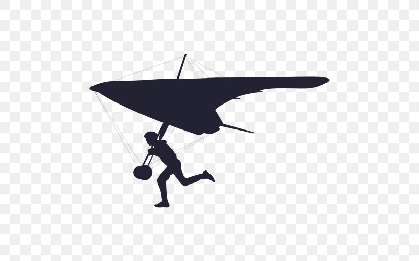 Paragliding Parachuting Parachute Clip Art, PNG, 512x512px, Paragliding, Aircraft, Airplane, Aviation, Black And White Download Free