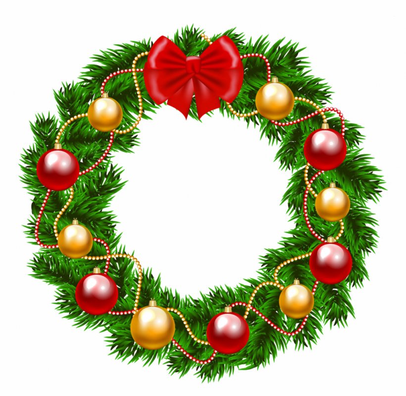 Christmas Wreath Garland Clip Art, PNG, 1019x995px, Christmas, Christmas Decoration, Christmas Ornament, Christmas Tree, Conifer Download Free
