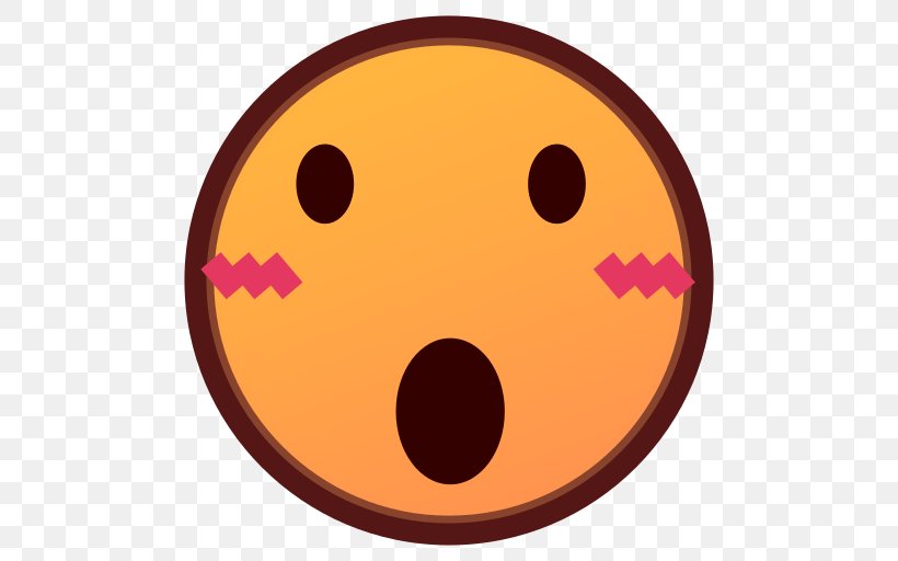 Emoticon, PNG, 512x512px, Facial Expression, Emoticon, Nose, Orange, Pink Download Free