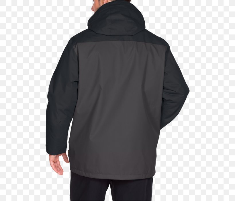 Jacket Hoodie Clothing Overcoat Outerwear, PNG, 700x700px, Jacket, Black, Clothing, Helly Hansen, Hood Download Free