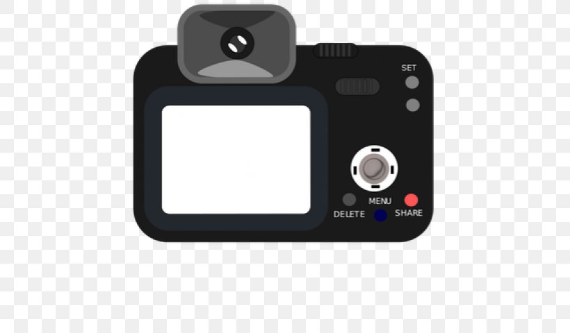 Vector Graphics Digital Cameras Clip Art Digital SLR, PNG, 640x480px, Digital Cameras, Camera, Camera Accessory, Camera Digital Backs, Camera Lens Download Free