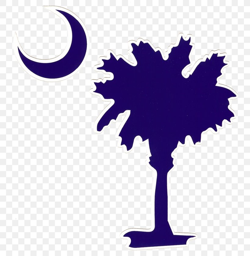 Sabal Palm Flag Of South Carolina Arecaceae Crescent, South Carolina Tree, PNG, 768x838px, Sabal Palm, Arecaceae, Crescent, Decal, Electric Blue Download Free