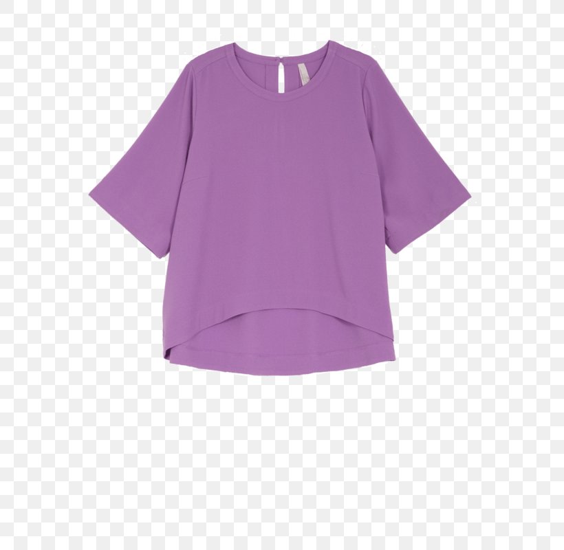 Sleeve T-shirt Shoulder Blouse Product, PNG, 571x800px, Sleeve, Blouse, Lilac, Magenta, Neck Download Free
