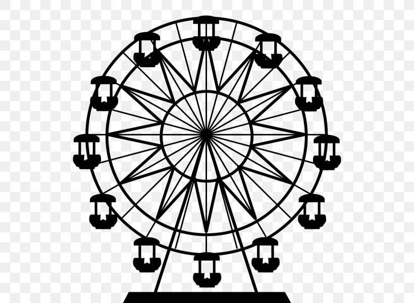 Ferris Wheel Line Art Tourist Attraction Recreation Line, PNG ...