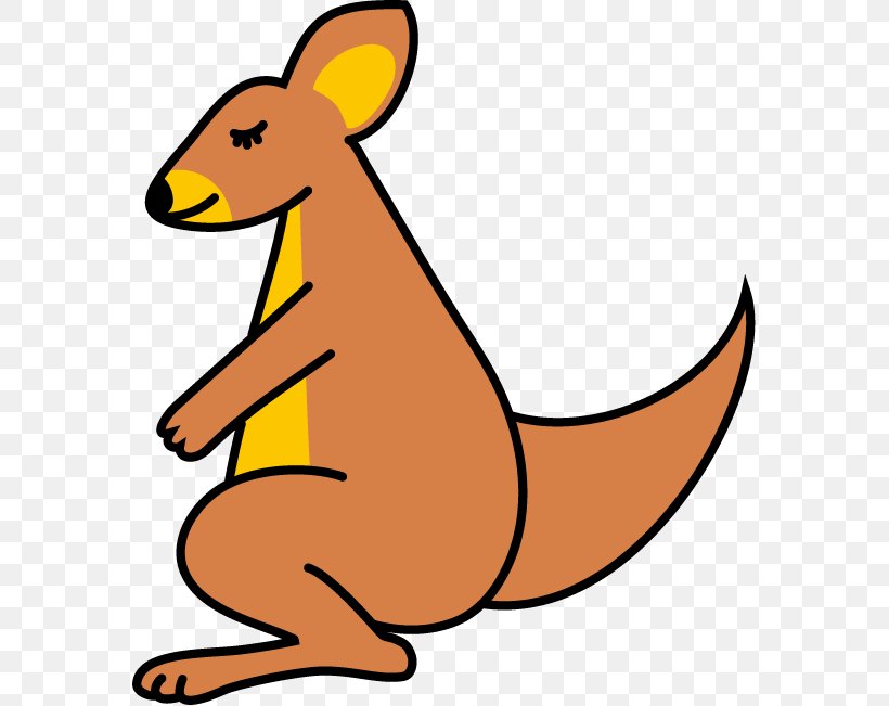 Kangaroo Macropodidae Red Fox Clip Art, PNG, 575x651px, Kangaroo, Animal, Animal Figure, Artwork, Cartoon Download Free
