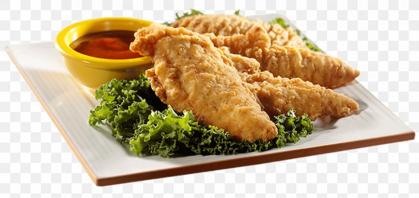 Karaage Chicken Nugget Fried Chicken Tempura Chicken Fingers, PNG, 850x404px, Karaage, Appetizer, Asian Food, Chicken, Chicken Fingers Download Free