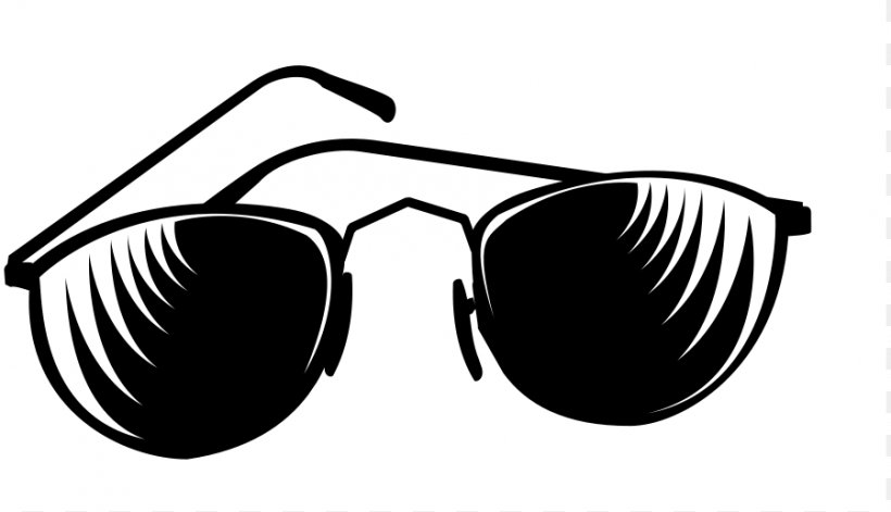 Sunglasses Ray-Ban Wayfarer Clip Art, PNG, 900x517px, Sunglasses, Aviator Sunglasses, Black, Black And White, Brand Download Free