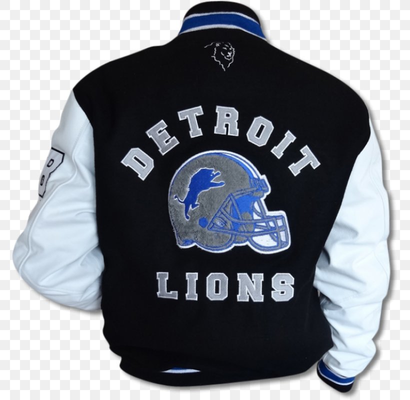 Detroit Lions T-shirt Axel Foley Jacket Letterman, PNG, 800x800px, Detroit Lions, Axel Foley, Beverly Hills Cop, Blue, Brand Download Free