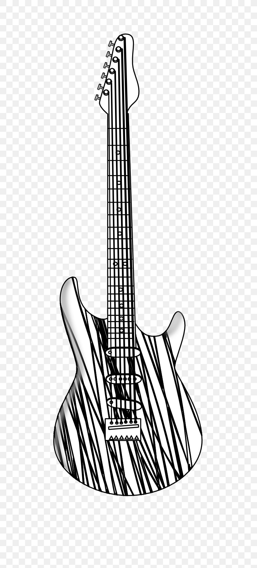 Electric Guitar Black And White Clip Art, PNG, 555x1810px, Watercolor, Cartoon, Flower, Frame, Heart Download Free