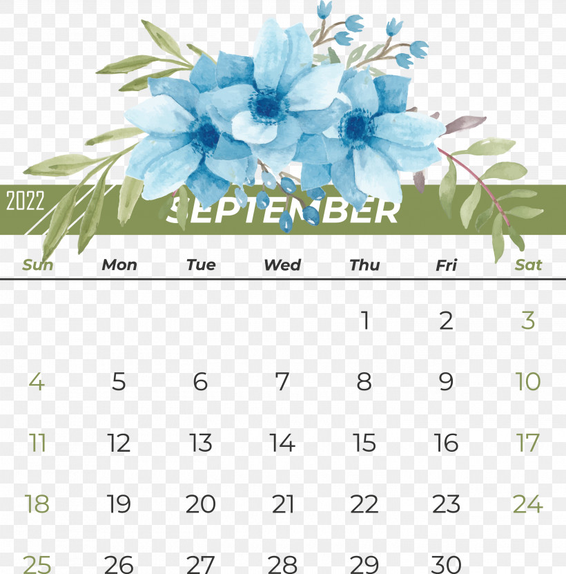 Floral Design, PNG, 2900x2939px, Calendar, Drawing, Floral Design ...