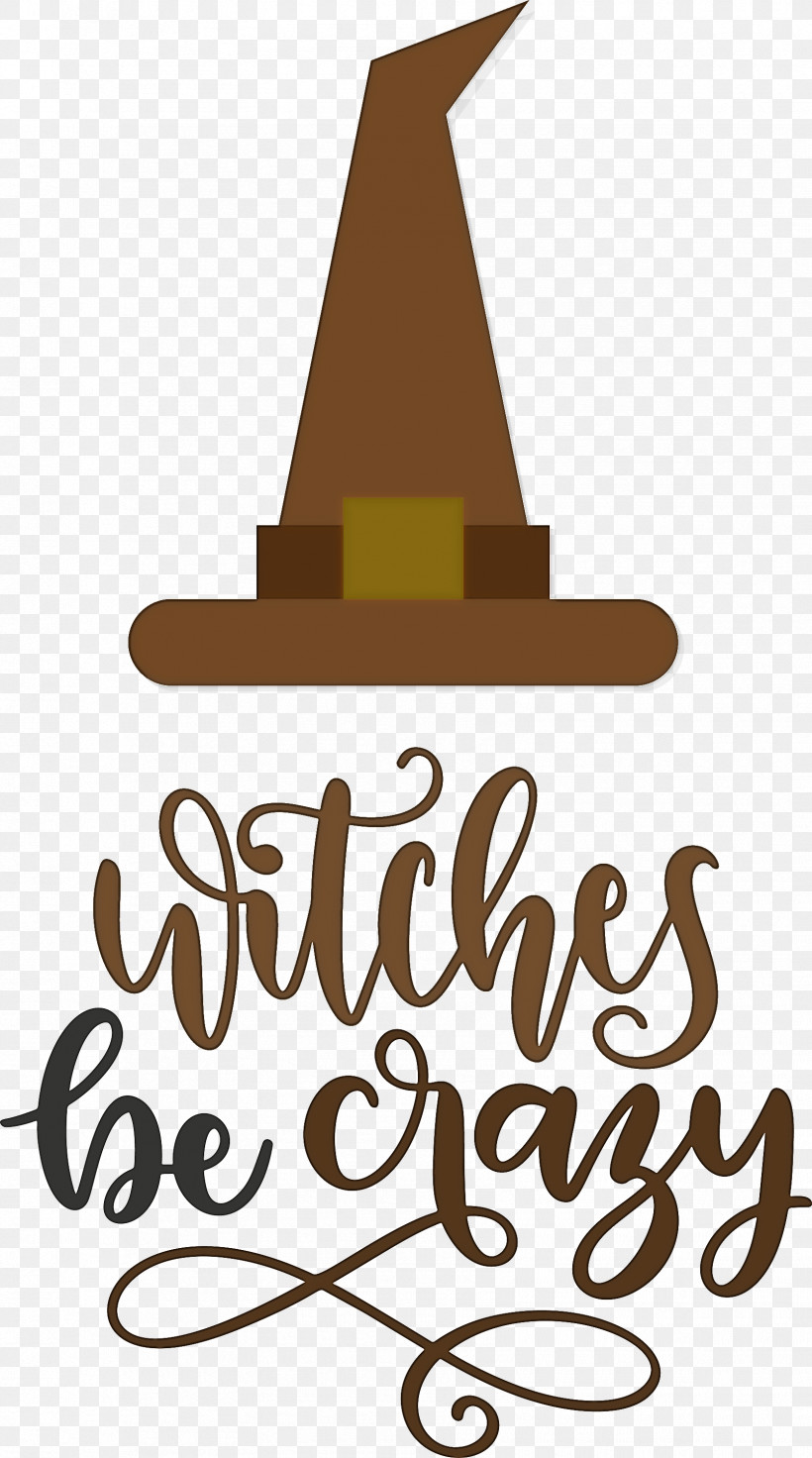 Happy Halloween Witches Be Crazy, PNG, 1671x3000px, Happy Halloween, Calligraphy, Logo, Meter, Tree Download Free