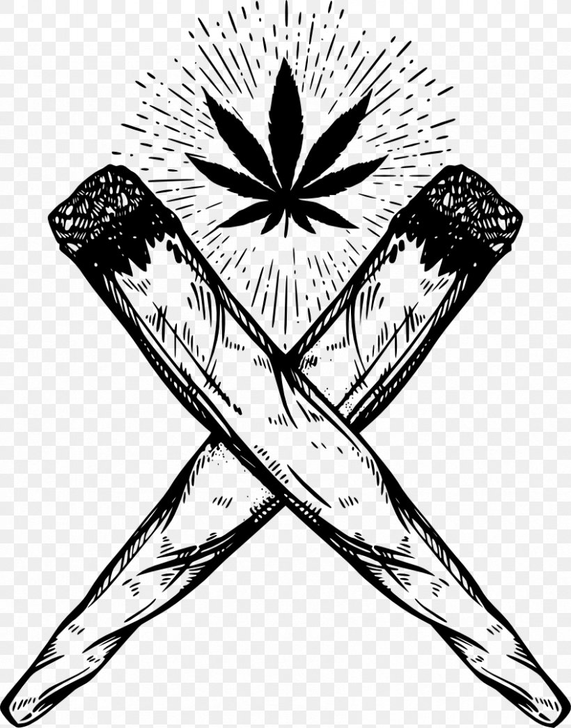 Joint Drawing Cannabis Smoking, PNG, 846x1079px, Joint, Art, Artwork, Black And White, Cannabis Download Free