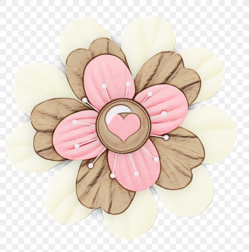 Pink Petal Flower Plant Fashion Accessory, PNG, 866x874px, Watercolor, Beige, Blossom, Fashion Accessory, Flower Download Free