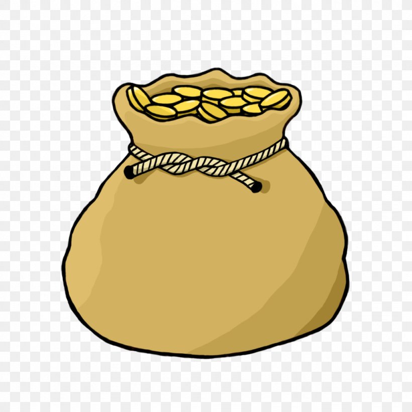 Gold Drawing Money Bag Clip Art, PNG, 1024x1024px, Gold, Animation, Bag, Cartoon, Coin Download Free