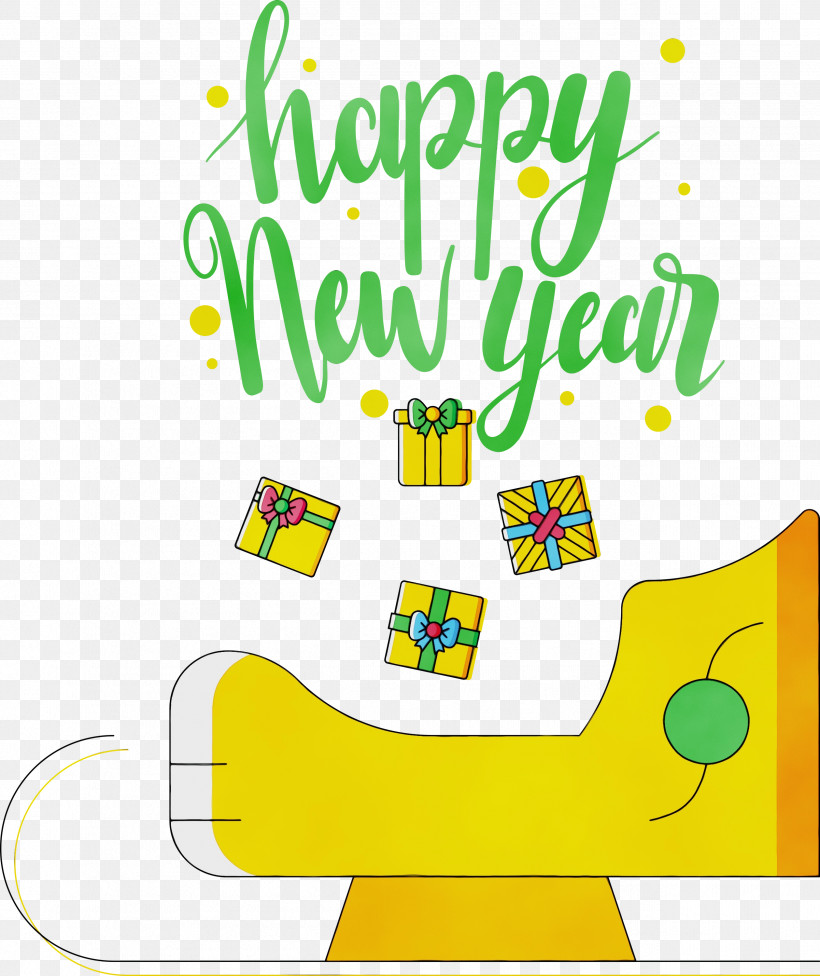 Cartoon Yellow Line Meter Happiness, PNG, 2518x3000px, 2021, 2021 Happy New Year, Behavior, Cartoon, Geometry Download Free