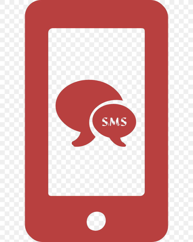 Sms Icon Phone Set Full Icon Sms Bubbles Symbol On Phone Screen Icon, PNG, 610x1030px, Sms Icon, Cartoon, Geometry, Line, Logo Download Free