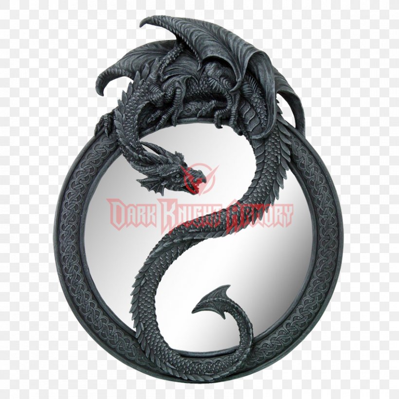 Dragon Yin And Yang Symbol Taijitu Mirror, PNG, 850x850px, Dragon, Fantasy, Kite, Mirror, Mythical Creature Download Free