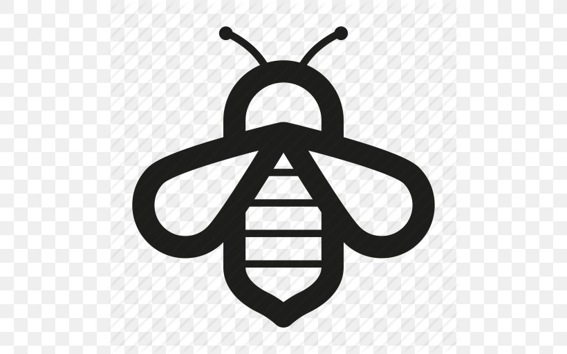 Honey Bee Insect B Direct, PNG, 512x512px, Bee, Apiary, Beehive, Black And White, Brand Download Free