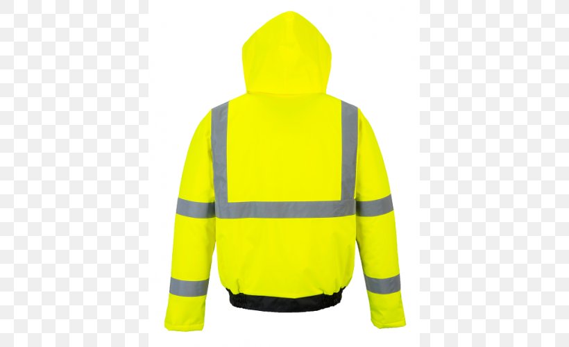 Hoodie High-visibility Clothing Flight Jacket MA-1 Bomber Jacket, PNG, 500x500px, Hoodie, Blouson, Clothing, Flight Jacket, High Visibility Clothing Download Free
