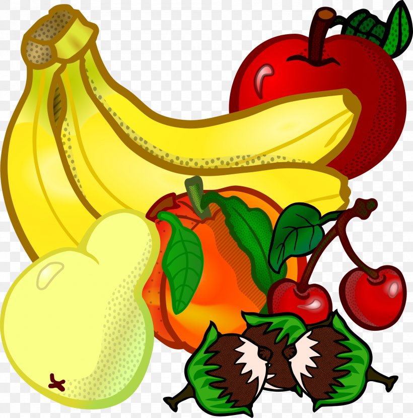 Fruit Desktop Wallpaper Clip Art, PNG, 1895x1920px, Fruit, Apple, Art, Artwork, Banana Download Free