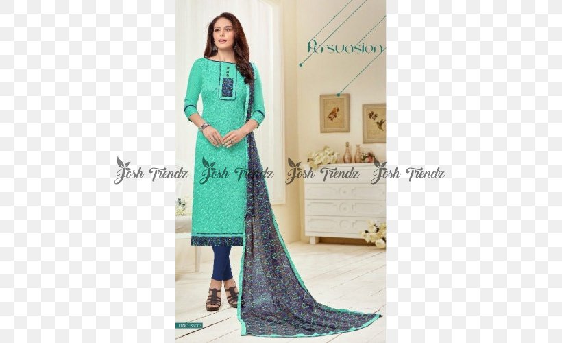 Chiffon Georgette Silk Clothing Cotton, PNG, 500x500px, Chiffon, Aqua, Clothing, Cotton, Day Dress Download Free