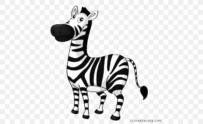 Clip Art Illustration Vector Graphics Image Zebra, PNG, 500x500px, Zebra, Animal Figure, Black And White, Fauna, Head Download Free