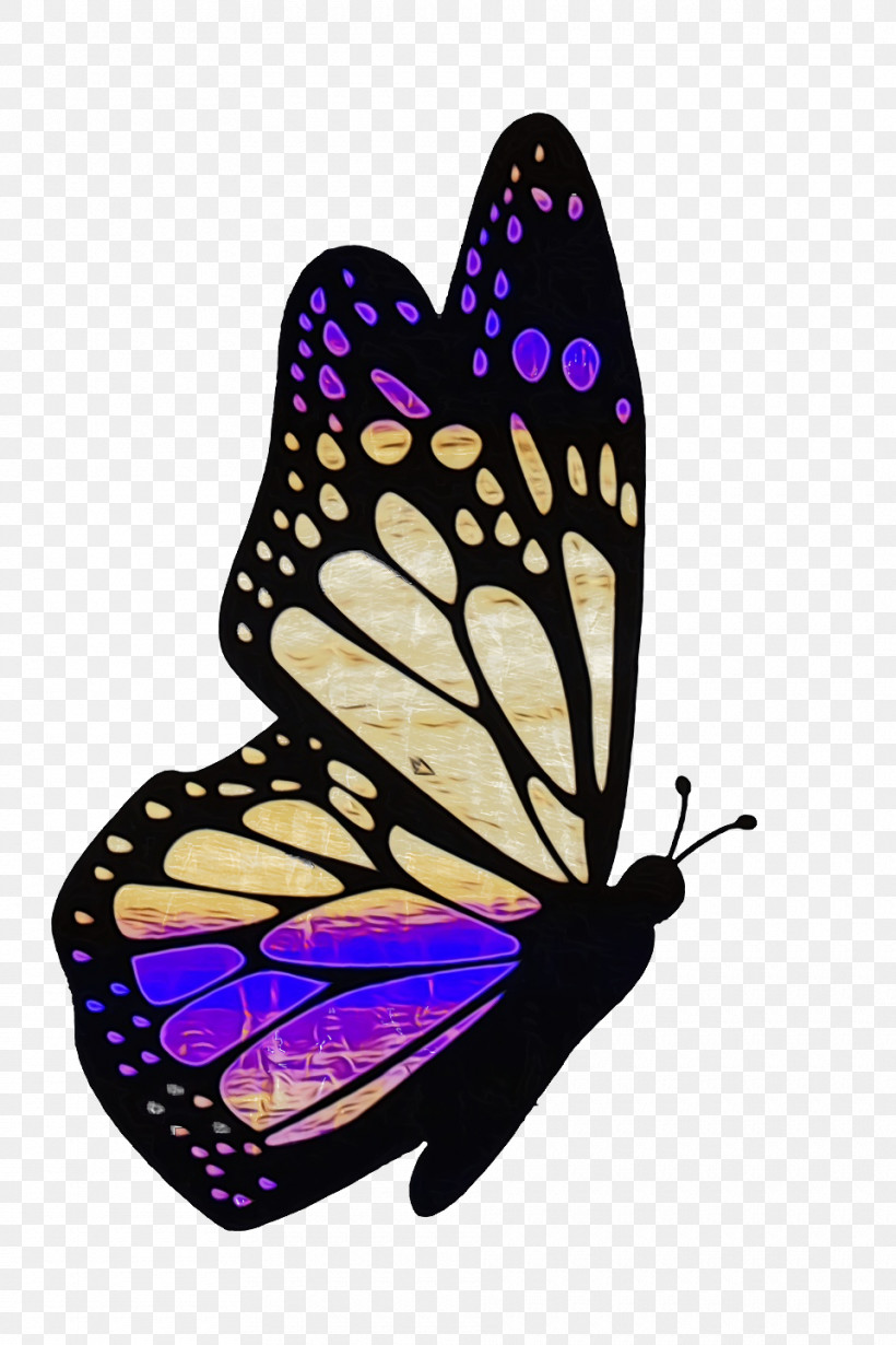 Monarch Butterfly, PNG, 960x1440px, Watercolor, Brushfooted Butterflies, Butterflies, Caterpillar, Lepidoptera Download Free