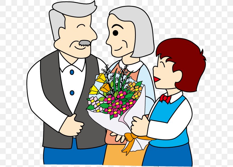 Respect For The Aged Day Family Grandparent Clip Art, PNG, 634x586px, Watercolor, Cartoon, Flower, Frame, Heart Download Free