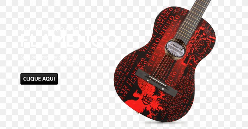 Steel-string Acoustic Guitar Clube De Regatas Do Flamengo Classical Guitar, PNG, 985x514px, Watercolor, Cartoon, Flower, Frame, Heart Download Free
