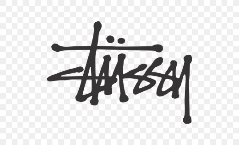 T-shirt Stüssy Hoodie Clothing Brand, PNG, 500x500px, Tshirt, Black And White, Brand, Cap, Clothing Download Free