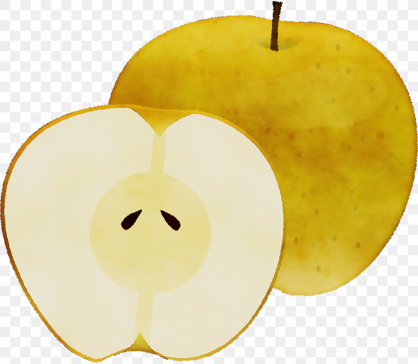 Yellow Pear Apple Fahrenheit, PNG, 1600x1392px, Watercolor, Apple, Fahrenheit, Paint, Pear Download Free