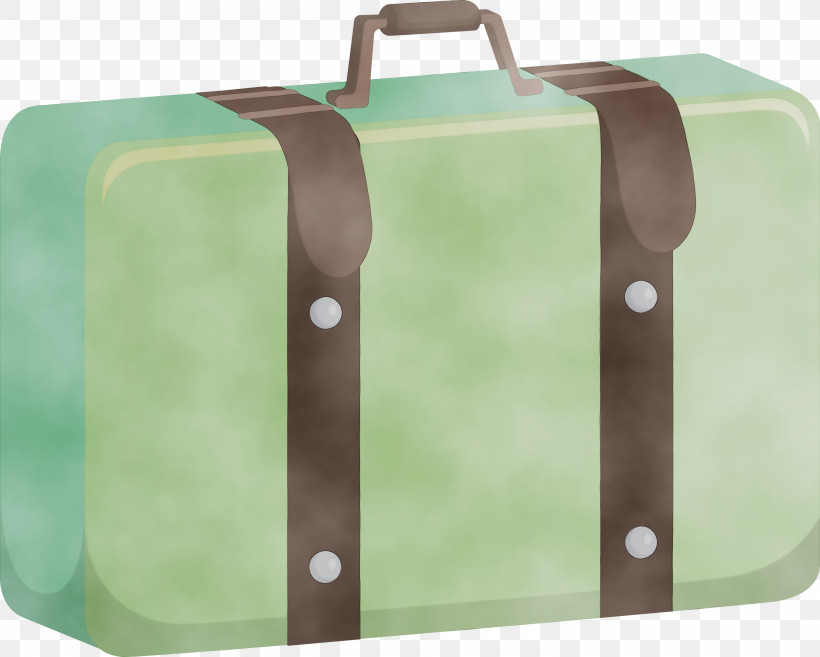 Handbag Baggage Green, PNG, 3000x2407px, Travel Elements, Baggage, Green, Handbag, Paint Download Free