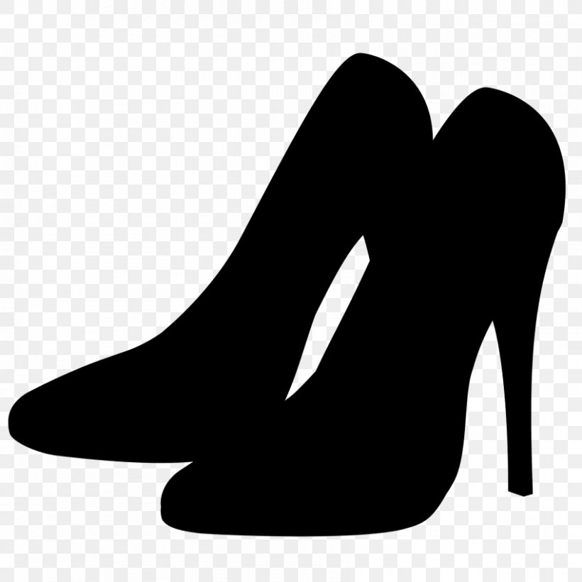 High-heeled Shoe Walking Clip Art Product Design, PNG, 850x850px, Shoe, Black M, Blackandwhite, Court Shoe, Footwear Download Free