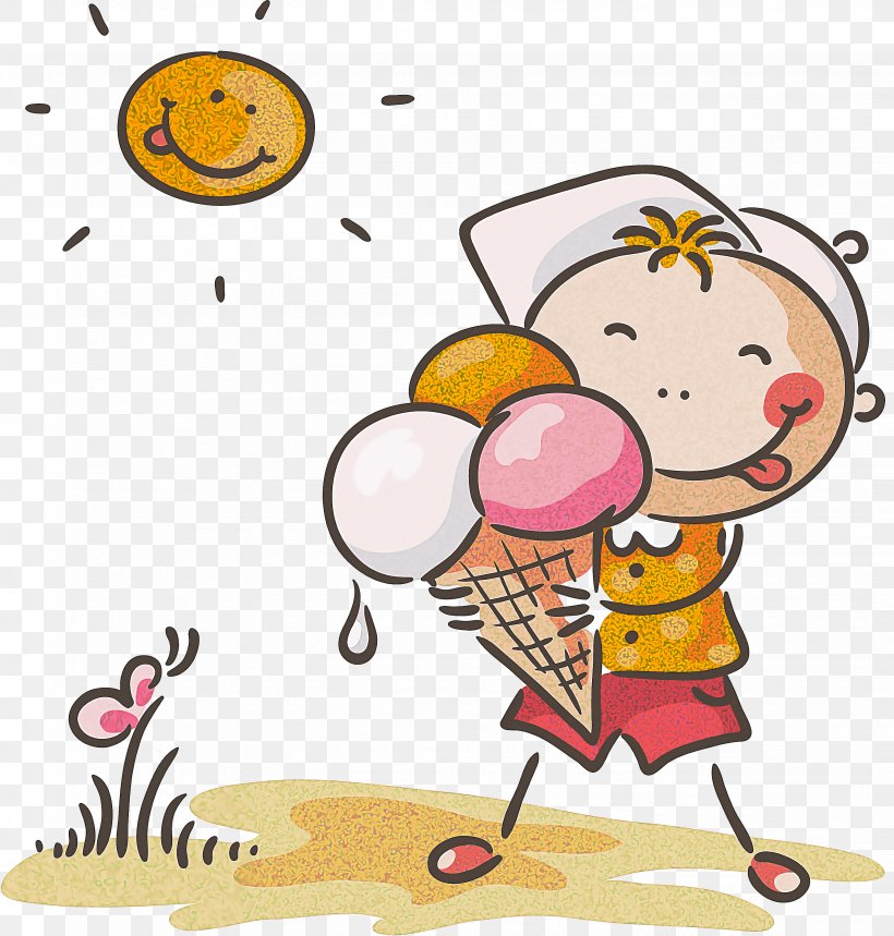 Summer Ice Cream, PNG, 2863x3000px, Ice Cream, Cartoon, Child, Happy, Music Download Free
