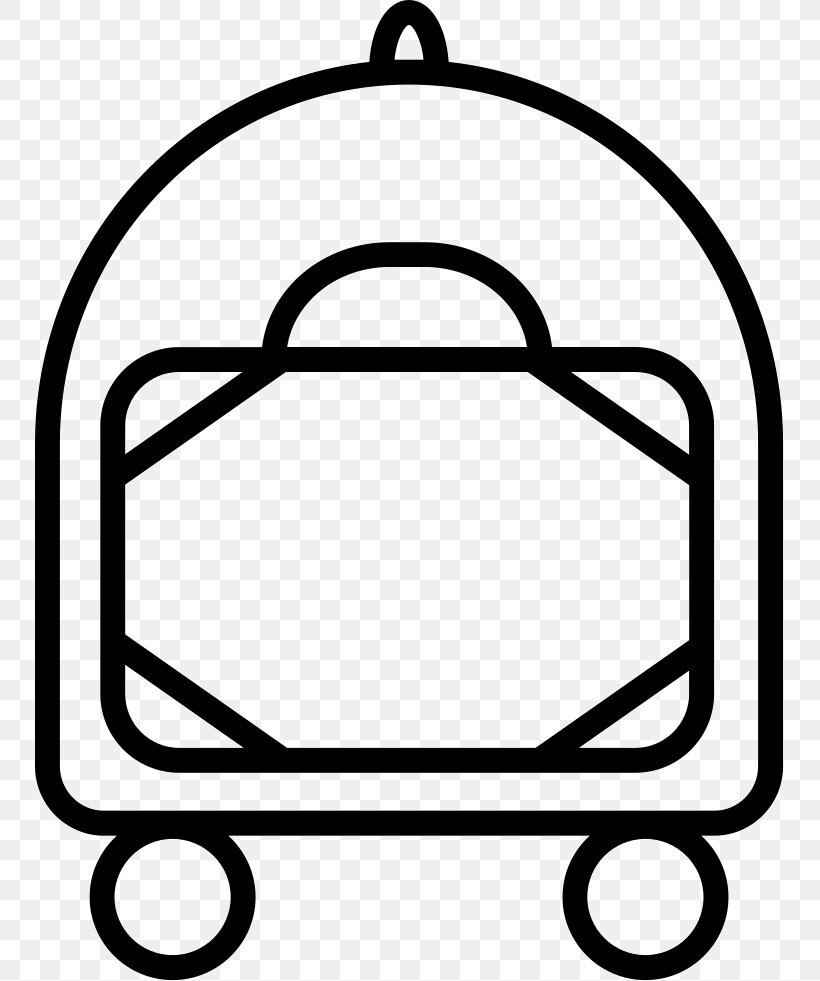 Baggage Cart Transport Hotel Clip Art, PNG, 749x981px, Baggage Cart, Baggage, Black And White, Gratis, Hotel Download Free