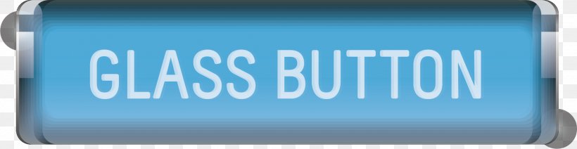Glass Button, PNG, 2049x532px, Glass, Blue, Brand, Button, Color Download Free