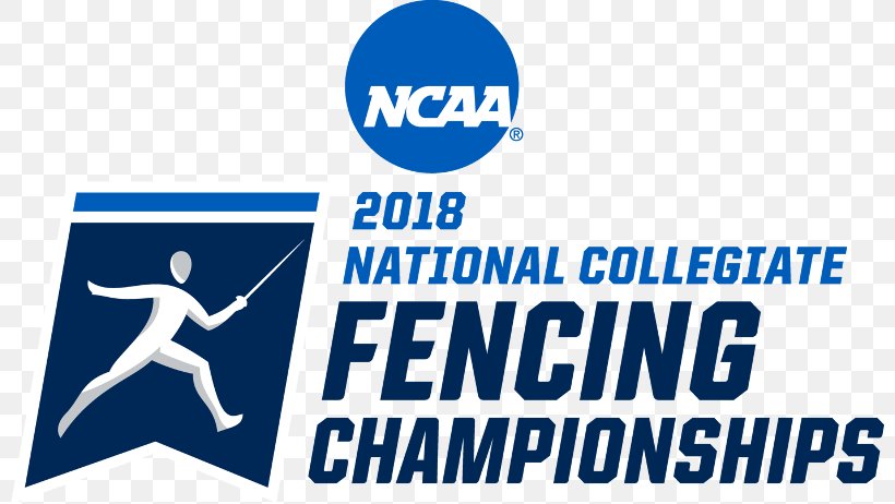 NCAA Fencing Championships 2018 World Fencing Championships Sport Logo Collegiate Fencing, PNG, 800x462px, Sport, Area, Blue, Brand, Championship Download Free