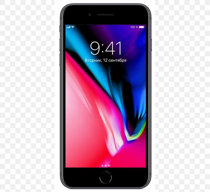 Apple IPhone 8 Plus Telephone 4G, PNG, 750x750px, 256 Gb, Apple Iphone 8 Plus, Apple, Apple Iphone 8, Communication Device Download Free