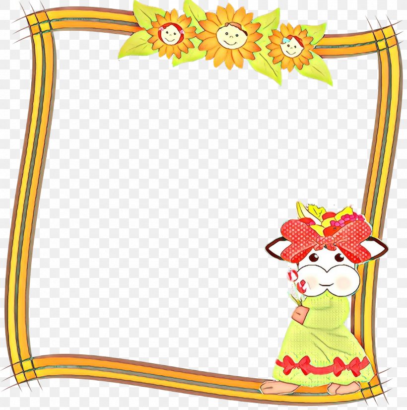 Flower Background Frame, PNG, 1587x1600px, Cartoon, Animal, Character, Character Created By, Fiction Download Free