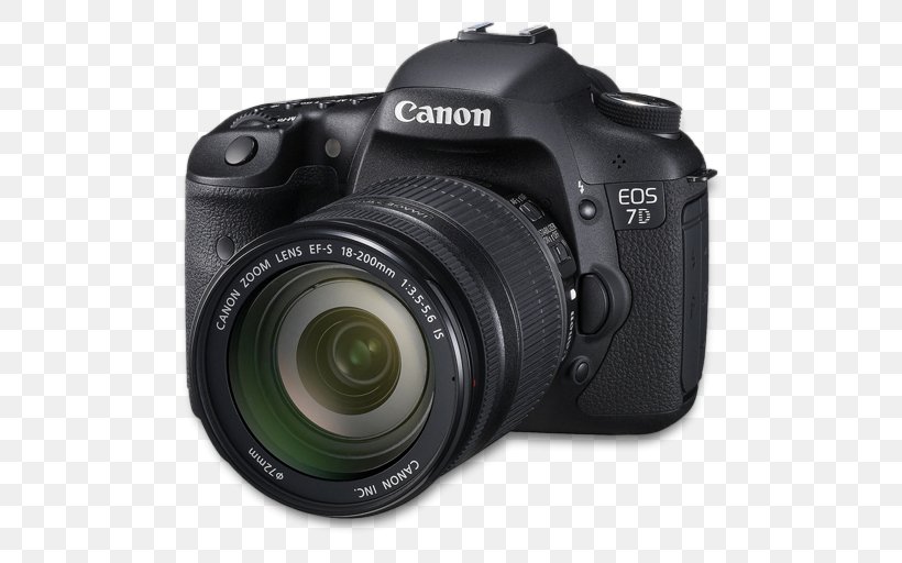 Single Lens Reflex Camera Photography Digital Camera Cameras & Optics, PNG, 512x512px, Canon Eos 7d, Active Pixel Sensor, Apsc, Camera, Camera Lens Download Free