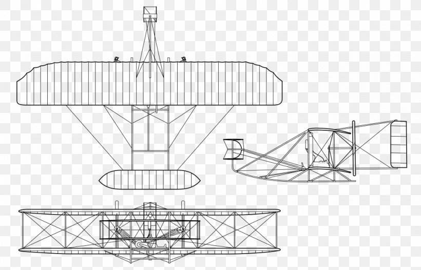 Wright Flyer III Airplane Kitty Hawk Wright Brothers, PNG, 1024x657px, Wright Flyer, Airplane, Artwork, Aviation, Basket Download Free
