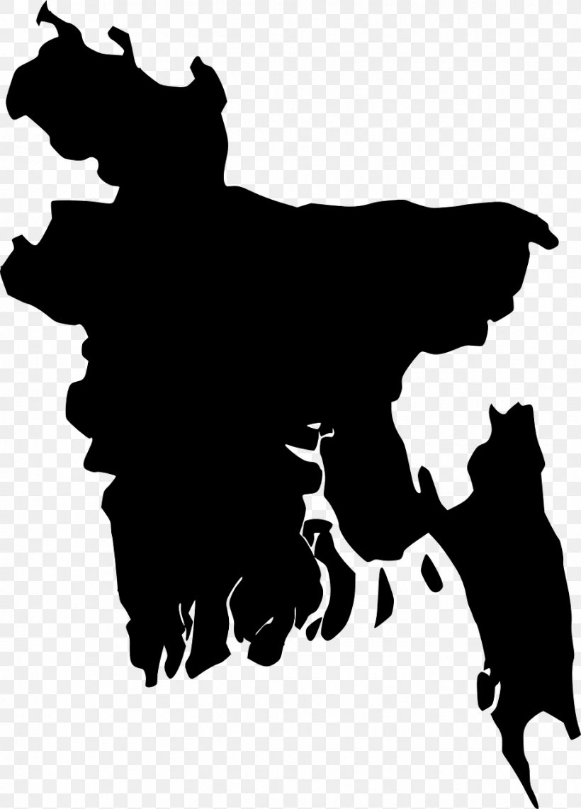 Bangladesh Vector Map Royalty-free, PNG, 919x1280px, Bangladesh, Black, Black And White, Carnivoran, Dog Like Mammal Download Free