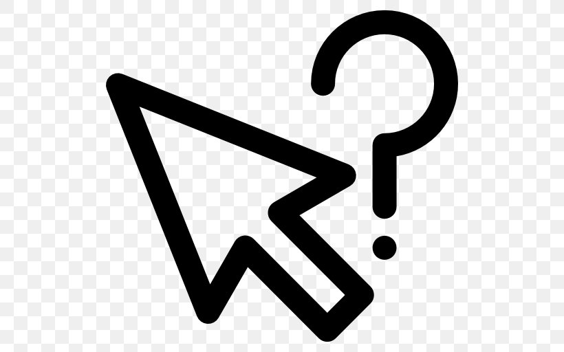 Computer Mouse Pointer Cursor Arrow, PNG, 512x512px, Computer Mouse, Area, Black And White, Brand, Computer Download Free