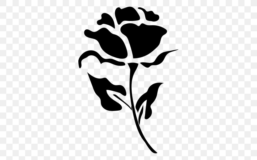 Rose Clip Art, PNG, 512x512px, Rose, Artwork, Black And White, Branch, Color Download Free